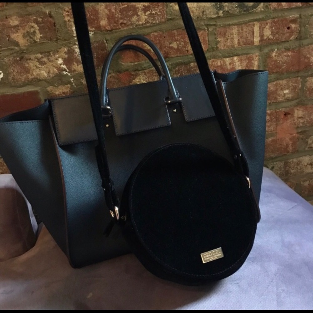 Carolina Herrera Navy handbag purse